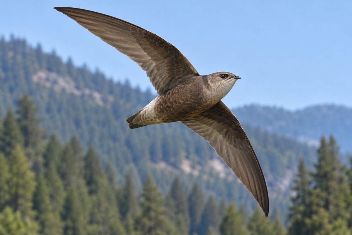 Vaux’s Swift in its natural habitat