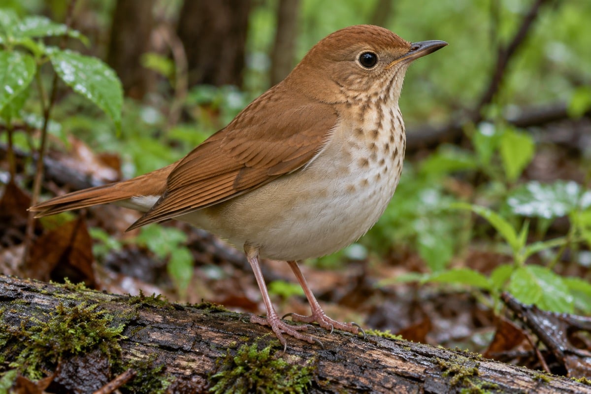 Veery in its natural habitat