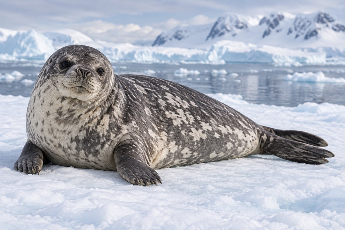 Weddell Seal in its natural habitat