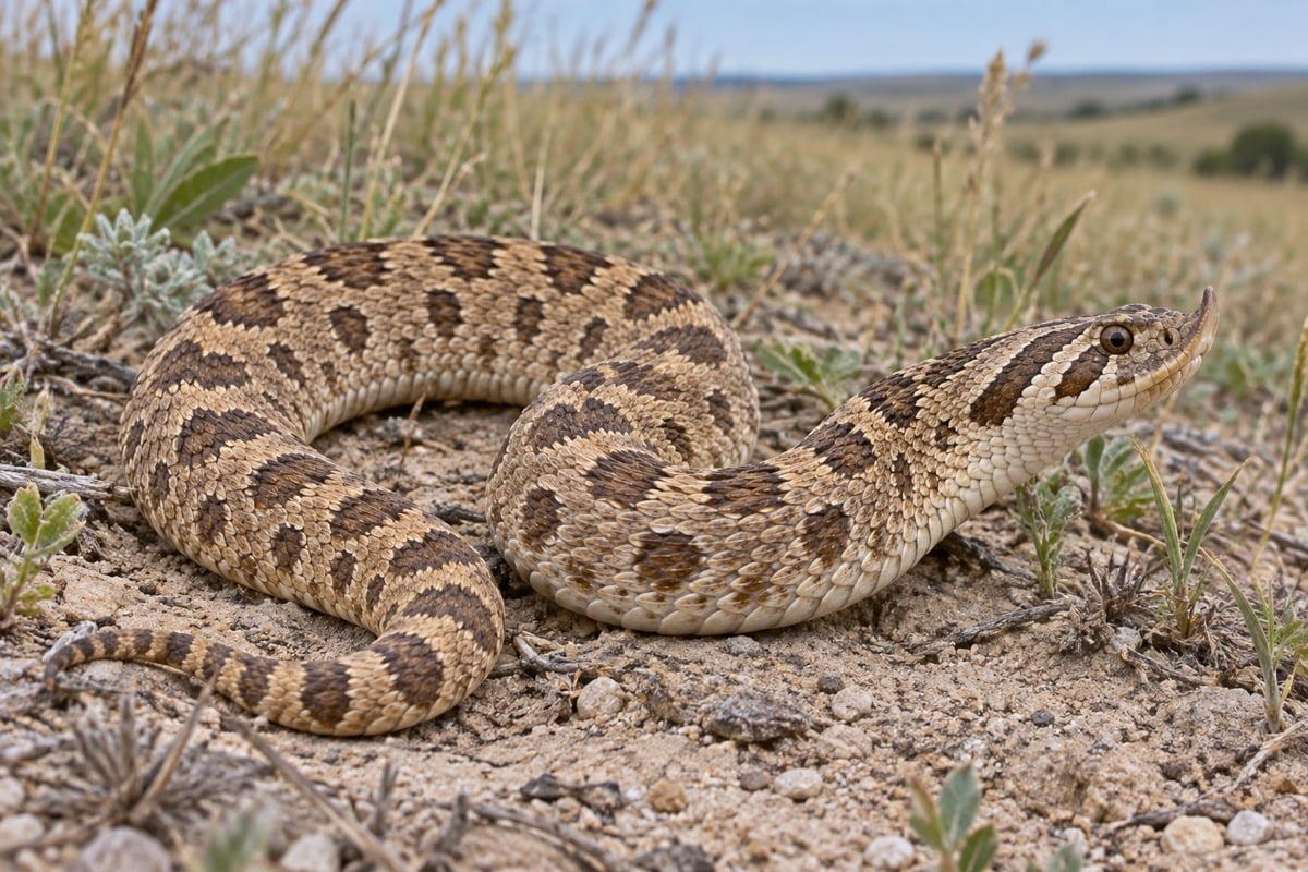 Western Hognose Snake in its natural habitat