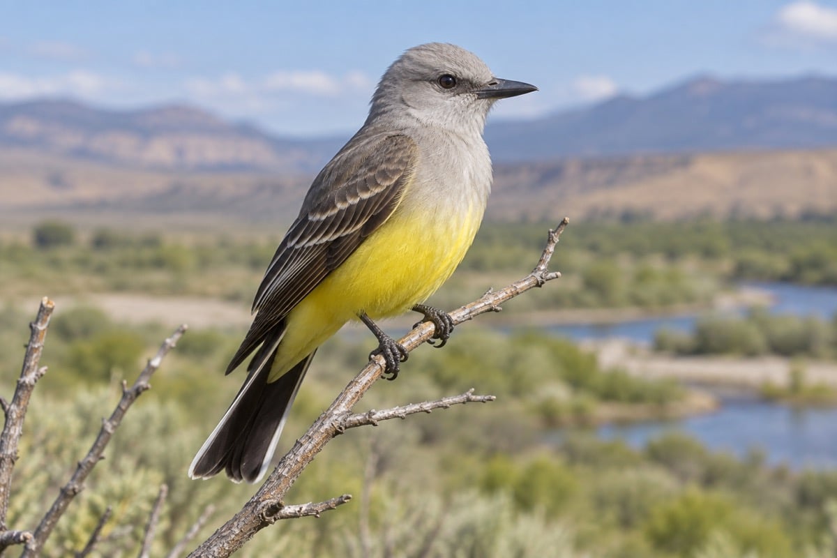 Western Kingbird in its natural habitat