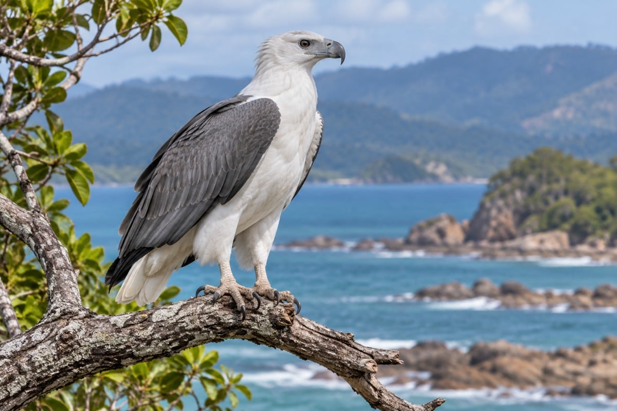 White-bellied Sea Eagle in its natural habitat