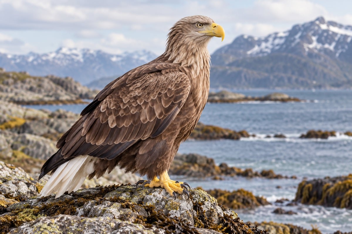 White-tailed Eagle in its natural habitat