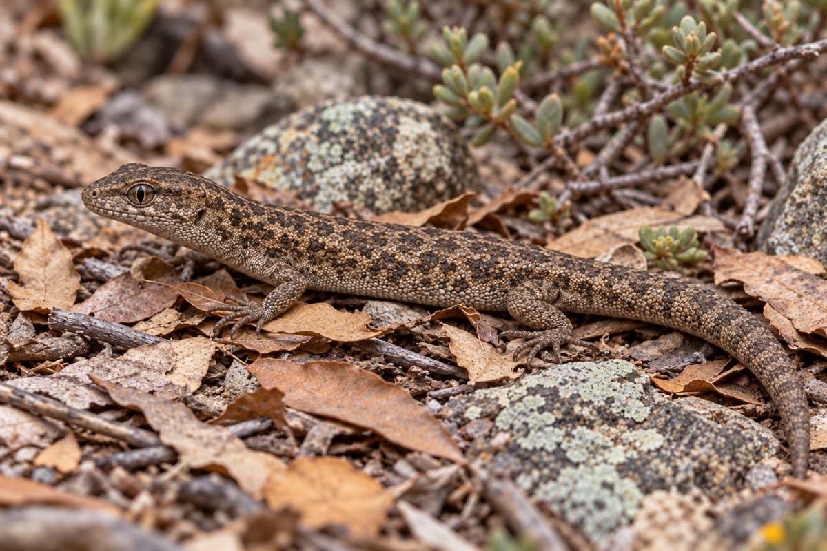 Xantusia riversiana (Island Night Lizard) in its natural habitat