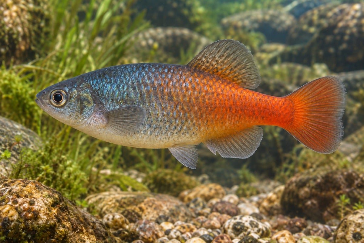 Xenotoca eiseni (Redtail Splitfin) in its natural habitat