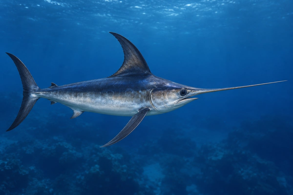 Xiphias gladius (Swordfish) in its natural habitat