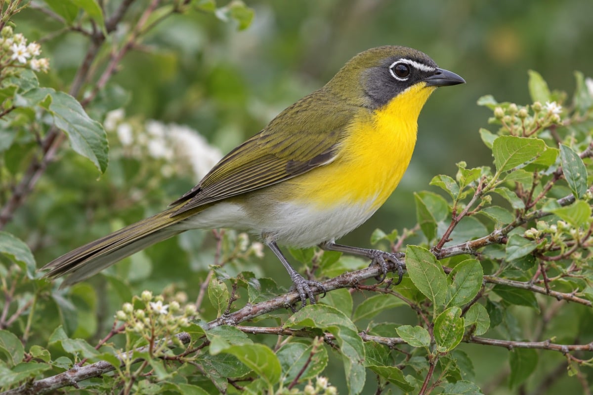 Yellow-breasted Chat in its natural habitat
