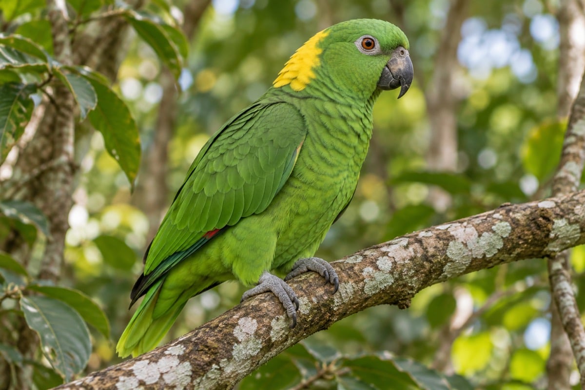 Yellow-naped Amazon in its natural habitat