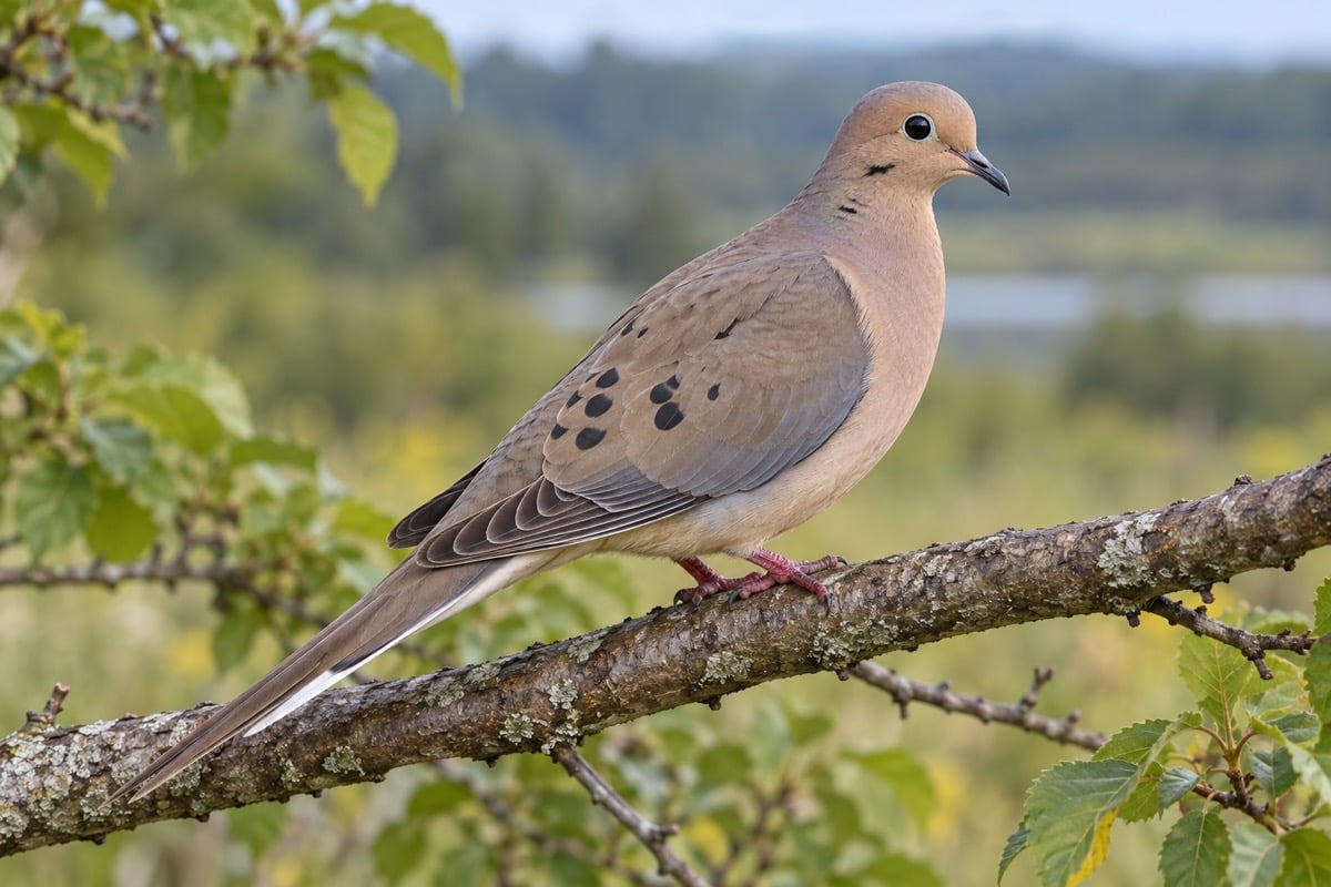 Zenaida macroura (Mourning Dove) in its natural habitat